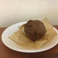 Vegan apple muffin, taken back to my home. at Juice Generation - 3rd Ave in New York City