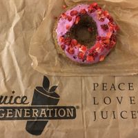 Vegan donut at Juice Generation - 3rd Ave in New York City