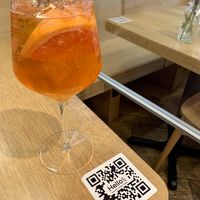 Aperol spritz! Yummmm at Hello 123 in Montreal