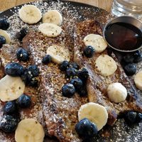 French toast at Hello 123 in Montreal