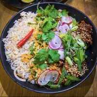 rice bowl   at Hello 123 in Montreal