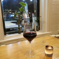 Scabi red wine at Hello 123 in Montreal