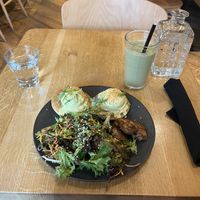 The Benny Benny & Green Smoothiee  at Hello 123 in Montreal