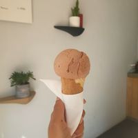 Vegan Tahini Chocolate at Unframed Ice Cream in Cape Town