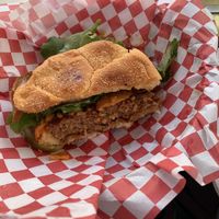 Bacon burger at Galaxy Rune in Seattle