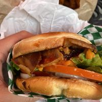 Bacon cheeseburger   at Galaxy Rune in Seattle