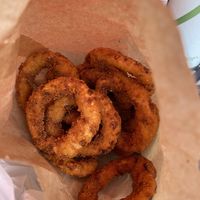 Onion rings   at Galaxy Rune in Seattle