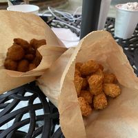 Mushroom Poppers and Tots at Galaxy Rune in Seattle