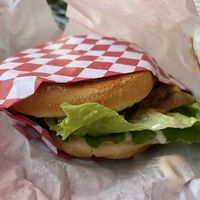Mushroom Burger at Galaxy Rune in Seattle