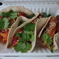 Bangkok tacos - delish!! at Foodhisattva in Cleveland Heights