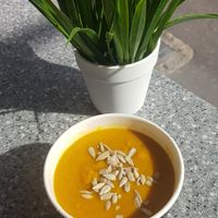 Homemade soup at miXed in Bournemouth