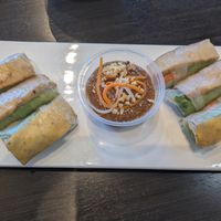 Autumn rolls at Hoa Dang Vegetarian Restaurant in San Jose
