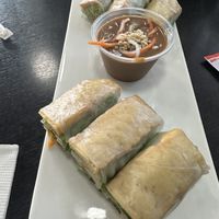Autumn rolls  at Hoa Dang Vegetarian Restaurant in San Jose