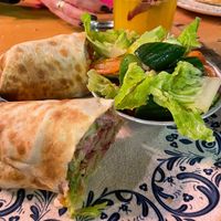 Schnitzel at Akbar in Tel Aviv