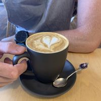 Soy latte  at Birchwood Jindabyne in Jindabyne