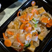 Drunken noodles no egg,vegan sauce at Mekong Kitchen in Hurricane