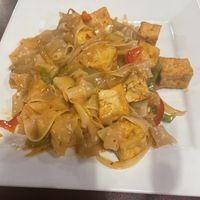 Drunken noodles with tofu   at Mekong Kitchen in Hurricane