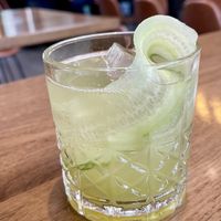 Cucumber cooler   at Nic's on Beverly in Los Angeles