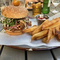 Mushroom sandwich   at Nic's on Beverly in Los Angeles