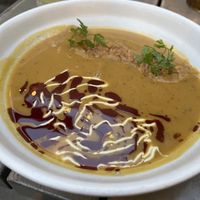 Squash soupp  at Nic's on Beverly in Los Angeles