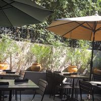 Outdoor Seating 💚  at Nic's on Beverly in Los Angeles