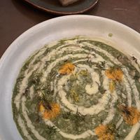 Risotto & avocado crispy rice   at Nic's on Beverly in Los Angeles