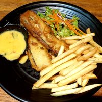 Fish n chip at Double Durian - VivoCity  in Central Singapore