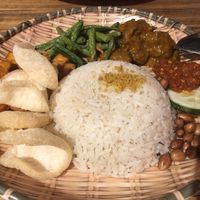 Nice rendang nasi lemak, vegan! at Double Durian - VivoCity  in Central Singapore