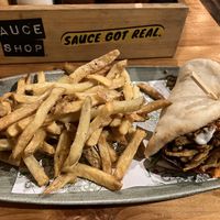 Vegan gyros  at Head of Steam in Hull