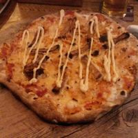 Vegan chicken pizza at Head of Steam in Hull