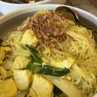 Curry noodles vegan   at Basil Bistro in Koh Phi Phi
