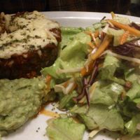 Millet burger & salad at Buenos Aires Verde - Gorriti in Buenos Aires