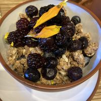 Granola with almond milk  at Buenos Aires Verde - Gorriti in Buenos Aires