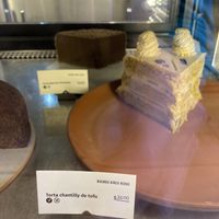 Some of the vegan cakes  at Buenos Aires Verde - Gorriti in Buenos Aires