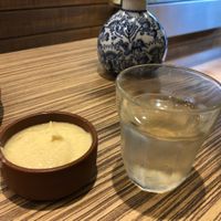 Hummus and sweet starter drink at Buenos Aires Verde - Gorriti in Buenos Aires