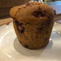 Vegan berry muffin at Buenos Aires Verde - Gorriti in Buenos Aires
