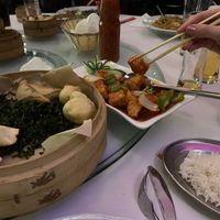 Sweet and sour Tofu and the veggie platter at Mr Lau's in Warrington
