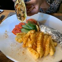 "Chicken" Fajita Sandwich at Vegan In Our House in Cairo