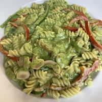 pesto pasta  at Vegan In Our House in Cairo