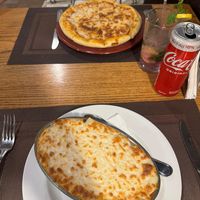 Pizza and Lasagna  at Vegan In Our House in Cairo