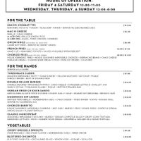 Menu  at Modern Times Beer in Santa Barbara