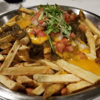 Nachos are best nachos I have had anyplace in the world. Period at Modern Times Beer in Santa Barbara