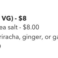 Sea Salt Edamame (Vegan Appetizer/Side) at Universal Studios - The Cowfish Sushi Burger Bar in Orlando