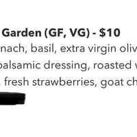 This is for sure a Vegetarian option. Remove goat cheese for my Vegans + make sure to double check that everything else is Vegan at Universal Studios - The Cowfish Sushi Burger Bar in Orlando