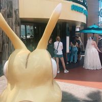 outside! ft. THE cowfish  at Universal Studios - The Cowfish Sushi Burger Bar in Orlando