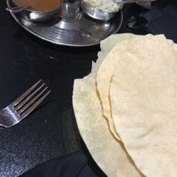 Papadam at Maharaja Indian Cuisine in Chipping Campden