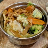 Vegetable street noodles (no egg) at Thaikhun in Bath