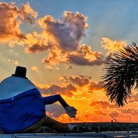 Great place to bring the family to enjoy amazing sunsets, art and great food!  at Ulele in Tampa