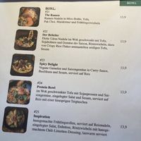 Bowls (main dishes)  at Aomame in Hamburg