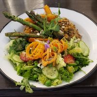 Salad at Diekochdame in Vienna